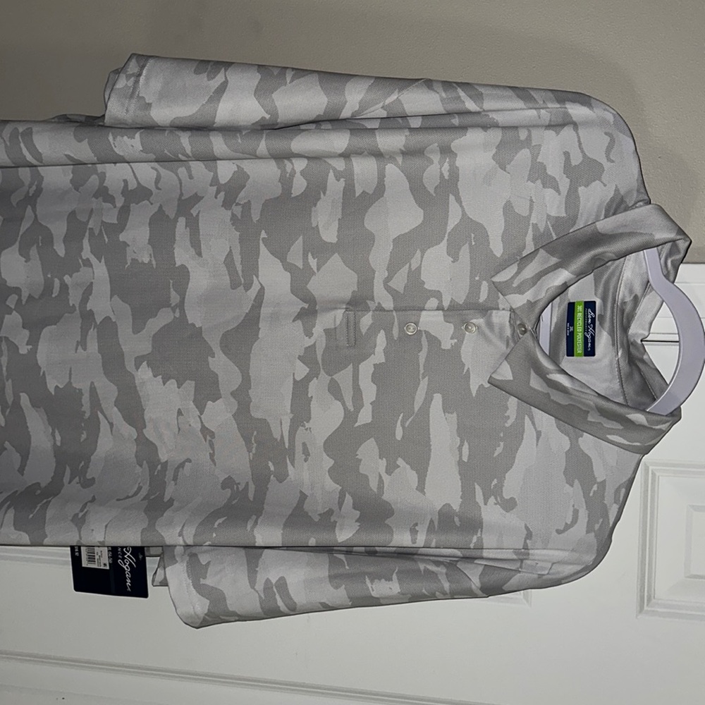 Men’s camo golf polo